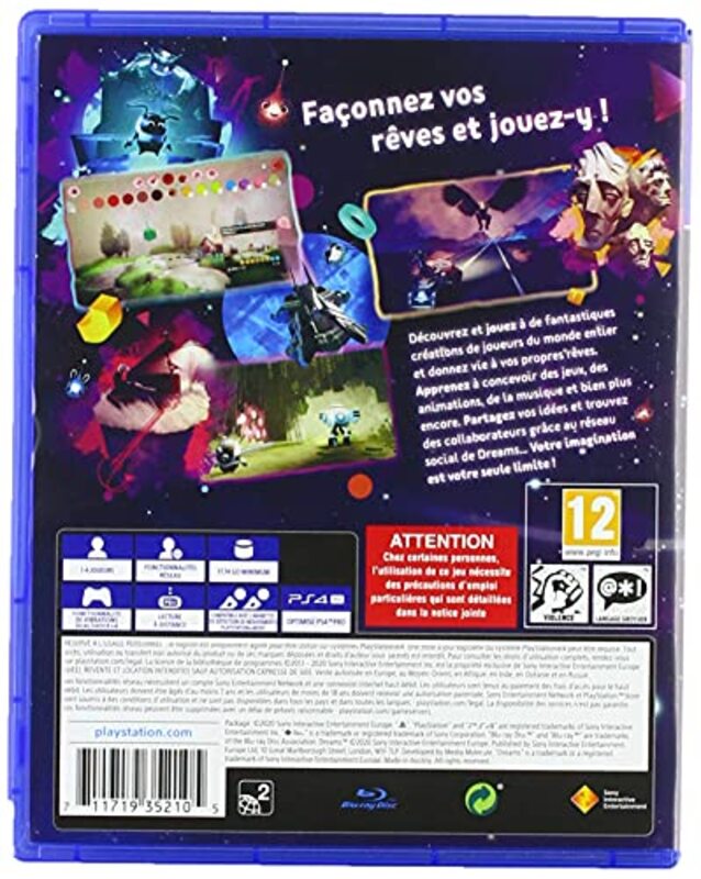 Dreams Video Game for PlayStation 4 (PS4) by PlayStation