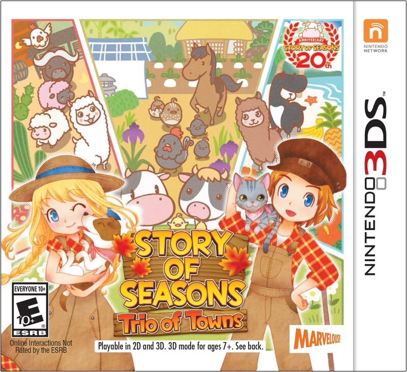 Story of Seasons Trio of Towns for Nintendo 3DS by Xseed Games