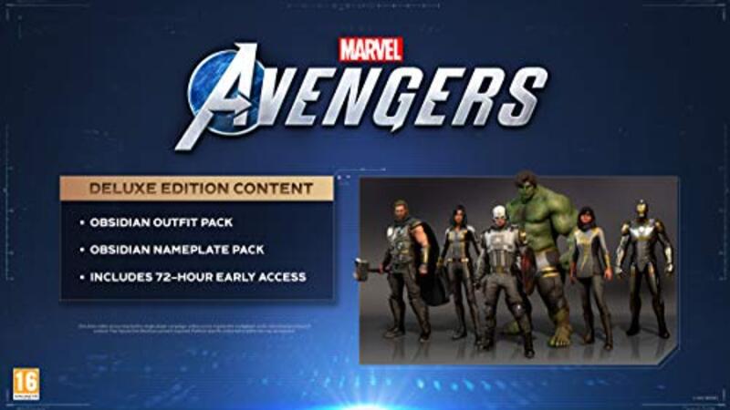 Marvel's Avengers Deluxe Edition Video Game for PlayStation 4 (PS4) by Square Enix