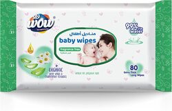 Wow Baby Wet Wipes, Extra & Long 80 X 3 Packs, 240 Sheets