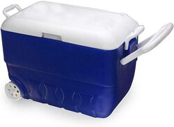 Princeware Ice-Box with Wheels & Handle, 50 Litres, Blue