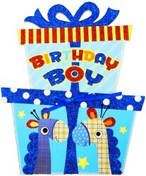 Party Fun Hanging Birthday Party Decorations Supplies, Set, Blue
