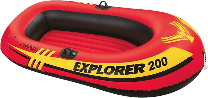 Intex Explorer Pro 200 Boat, Red