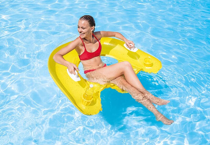 Intex Sit And Inflatable Float, Assorted Colour