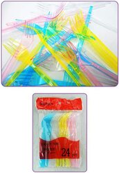24-Piece Party Fun Fork, Assorted Colour