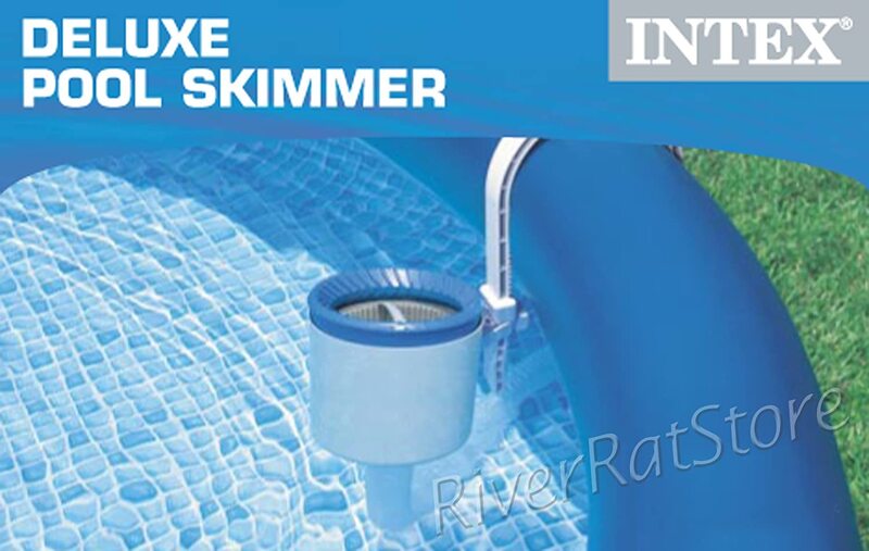 Intex Deluxe Wall Mount Swimming Pool Surface Skimmer, Multicolour