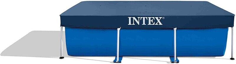 

Intex Rectangular Pool Cover, 28038, Navy Blue