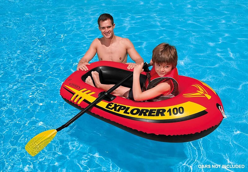 Intex Explorer 100 Boat, 58329, Orange