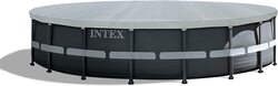 Intex Deluxe Pool Cover, 18ft, 28041, Grey