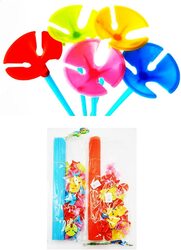 Beautiful 42cm Balloon Stick with Cap Attached, Pack of 50 Units, Mixed Colours