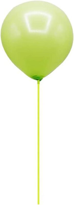 Party Fun Beautiful 10-inch Balloons with Stick & Holder, Pack of 10 Units, Green