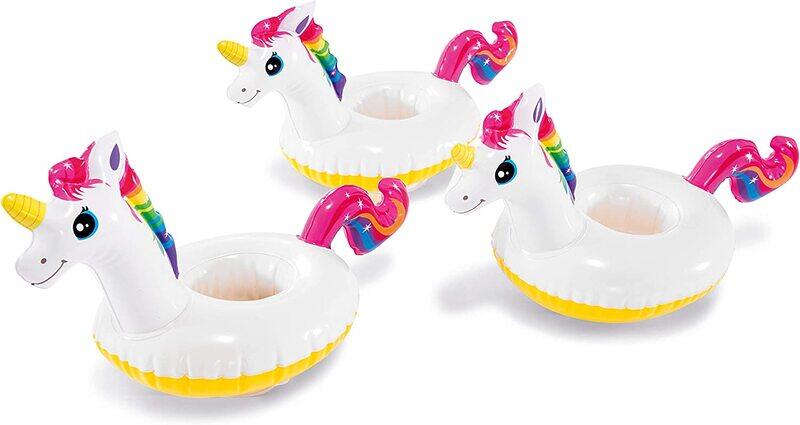 

Intex Floating Unicorn Inflatable Drink Holders, 3 Piece, Multicolour