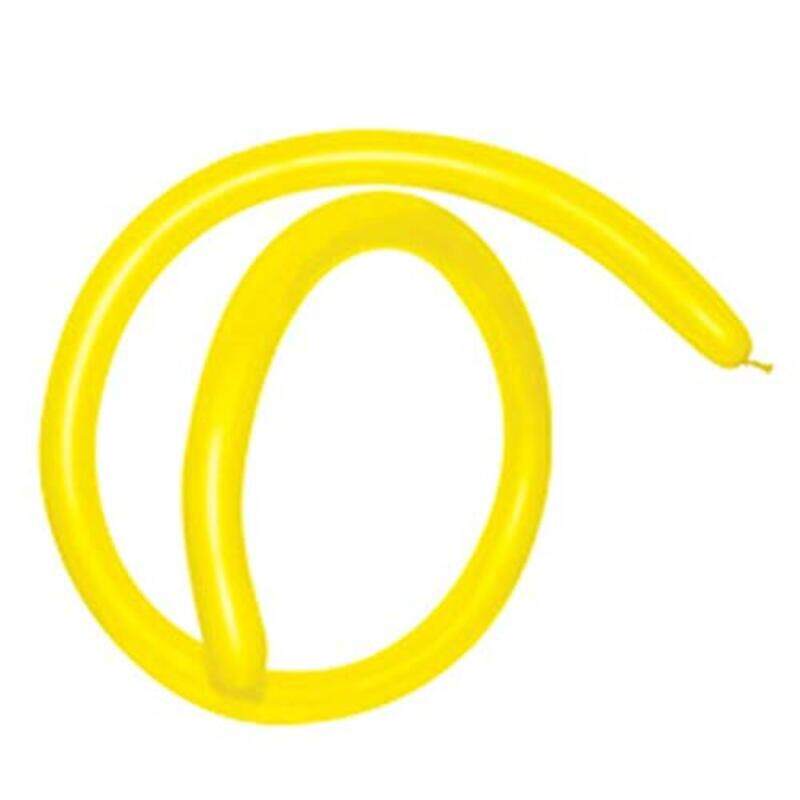 

Sempertex 160Q Long Latex Balloons, 50 Pieces, Fashion Yellow