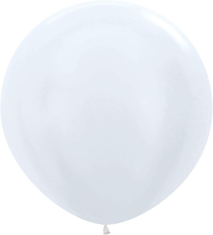 Sempertex 20008119 Latex Balloon, White