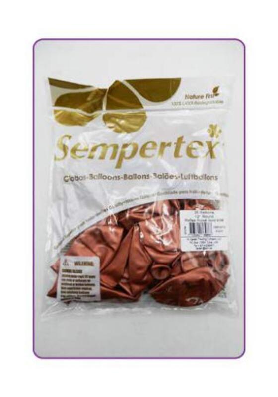 Sempertex 5-Inch Reflex Balloon, 50 Pieces, Rose Gold