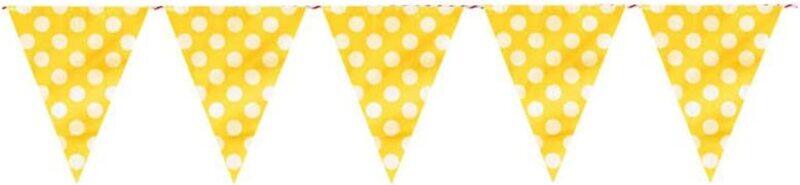 

Generic 1.8-Meter Party fun Decorations banner Flag, 10 Pieces, Yellow