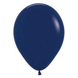 Amscan 20010806 30cm Latex Balloons, 50 Pieces, Navy Blue
