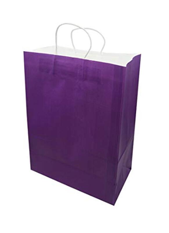 'Party Fun'' Beautiful Paper Gift Bag, 31 x 15 x 41cm, Purple