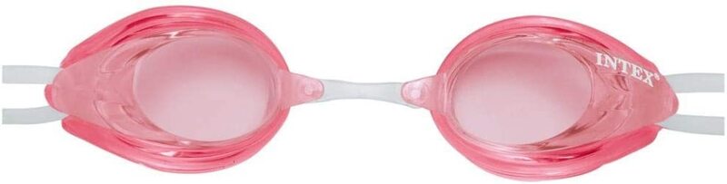 Intex Race Pro Adjustable Swimming Pool Sport Goggles, Pink