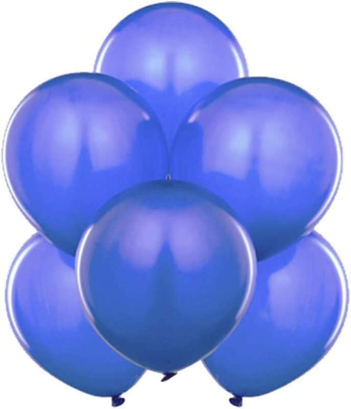 Party Fun 12-inch Balloon, Pack of 40 Units, Standard Clear Purple