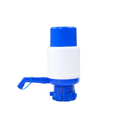 Water Bottles Pump Blue Manual Hand Pressure Drinking Fountain