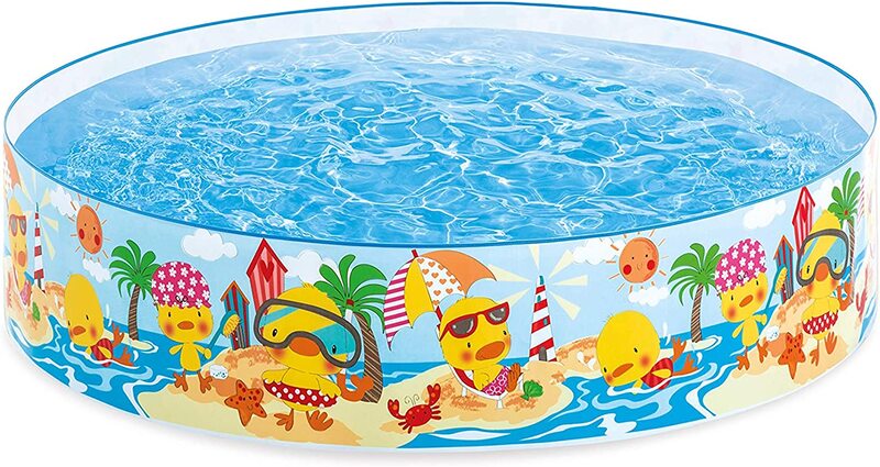 Intex Duckling Snapset Pool, 4ft, Multicolour
