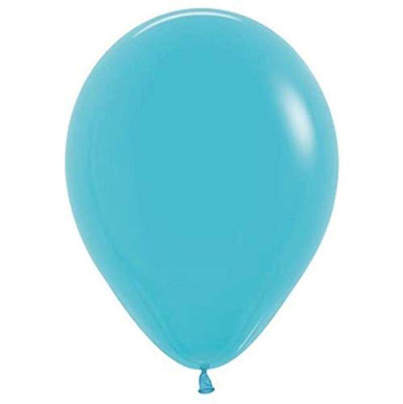 

Sempertex 5-Inch Round Latex Balloons, 50 Pieces, Caribbean Blue