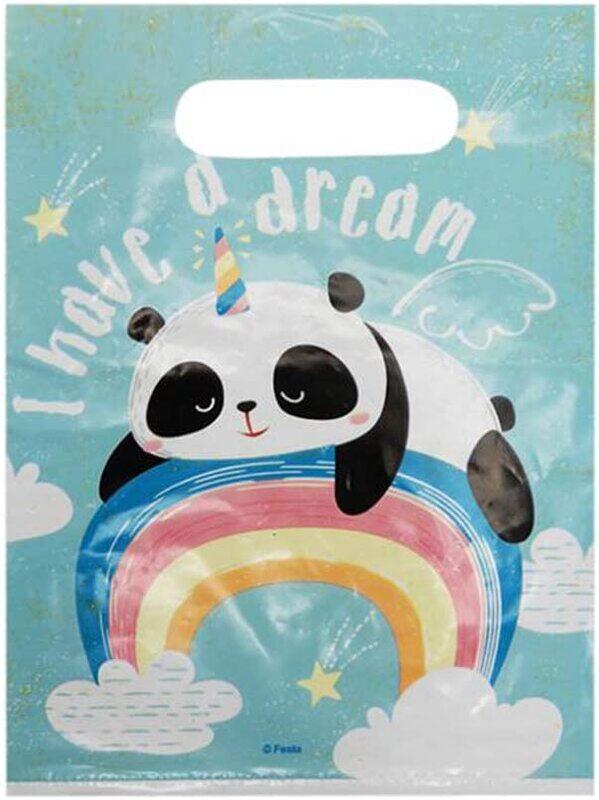 

Generic Party Fun Panda Design PE Loot Bag Set, 10 Pieces, 9 x 13
