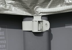 Intex Ultra Frame Pool Cover, Grey