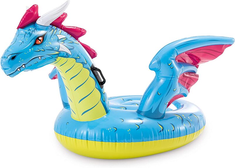 Intex Dragon Ride-On, 57563Np, Blue