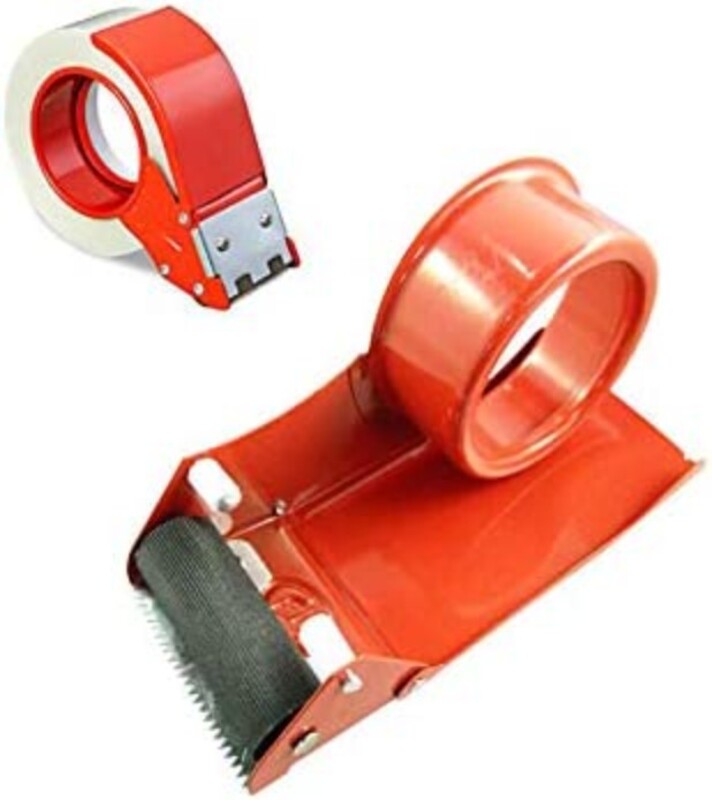 Multi-Purpose Metal Tape Dispenser, 3 Inches, Orange