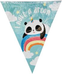 Party Fun I Have A Dream Printed 15 Flag Banners For Party Supplies and Decorations, 6 Meter, Blue