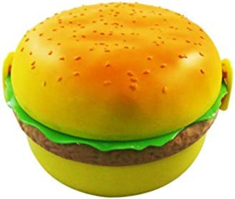 Beautiful Burger Shape Tiffin/Lunch Box for Kids, Multicolour