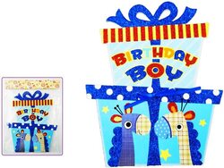 Party Fun Hanging Birthday Party Decorations Supplies, Set, Blue