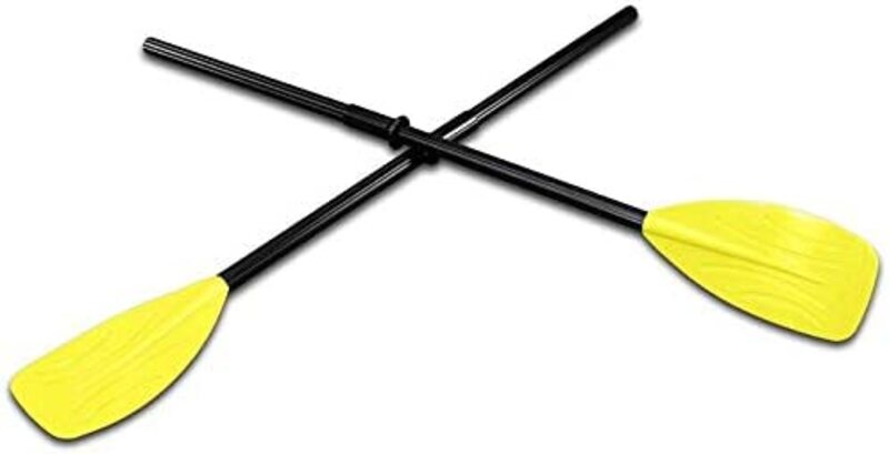 Intex French Oars, 1 Pair, 59623, Yellow/Black