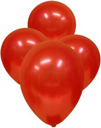 Party Fun Standard Clear Balloon, 40 Pieces, All Ages, Red