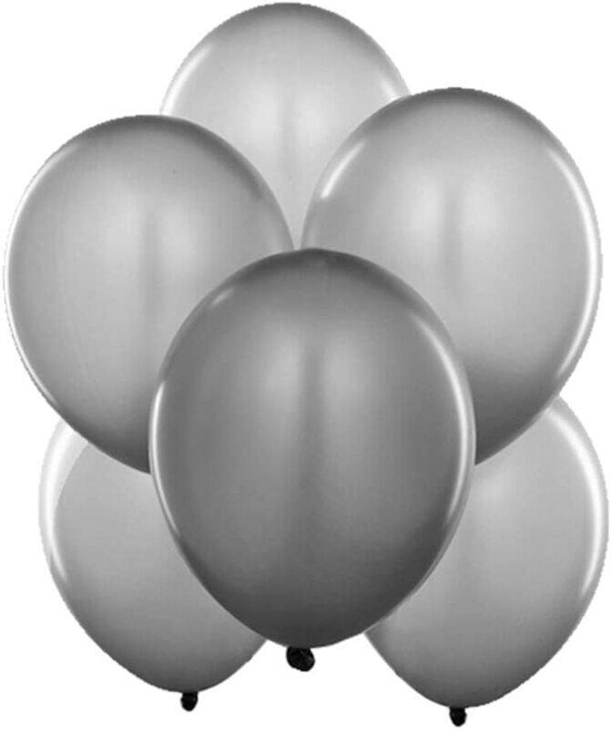 

Generic Party Fun 12-inch Balloon, Pack of 40 Units, Metallic Dark Silver