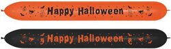 Sempertex Happy Halloween Party Decoration Printed Link O Loon 660 Latex Long Balloons, 3 Pieces, Fashion Assorted