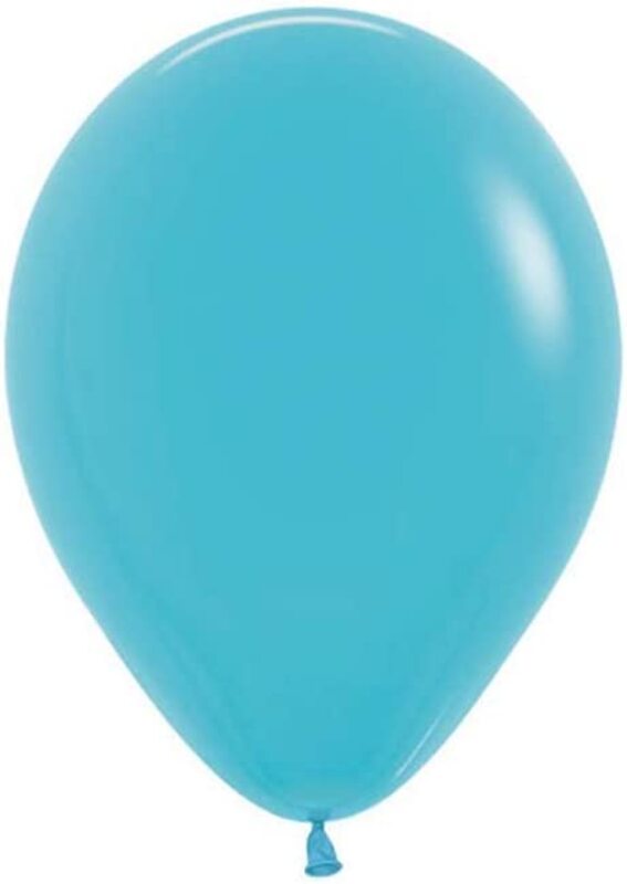 Sempertex 12-Inch Latex Balloons, 50 Pieces, Caribbean Blue