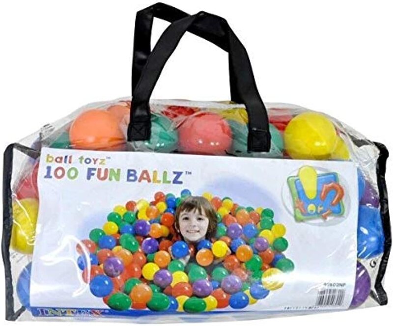 Intex Small Fun Balls, 100 Pieces, Ages 3+