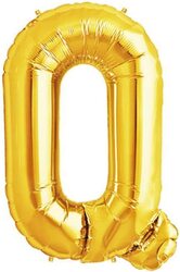 38-inch Letter "Q" Alphabet Foil Balloon, Golden