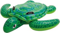 Intex Lil' Sea Turtle Ride On Swimming Pool Beach Toy, 57524NP, 1.50 x 1.27m, Green