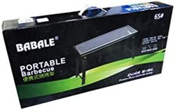 Babale Portable Outdoor Barbecue, 65x29x32cm, Black