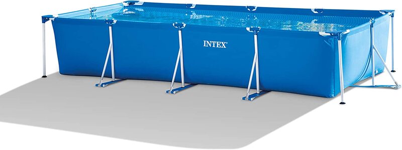 Intex Rectangular Frame Pool Set, Blue