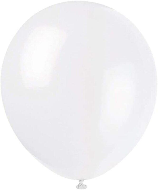 

Generic Party Fun 12-inch Balloon, Pack of 40 Units, Metallic Clear White