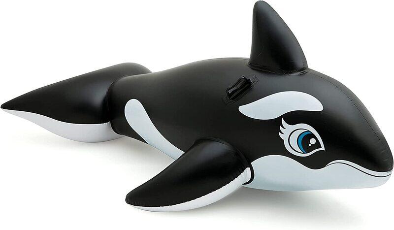

Intex Whale Ride-On Floating Raft, 58561, Black