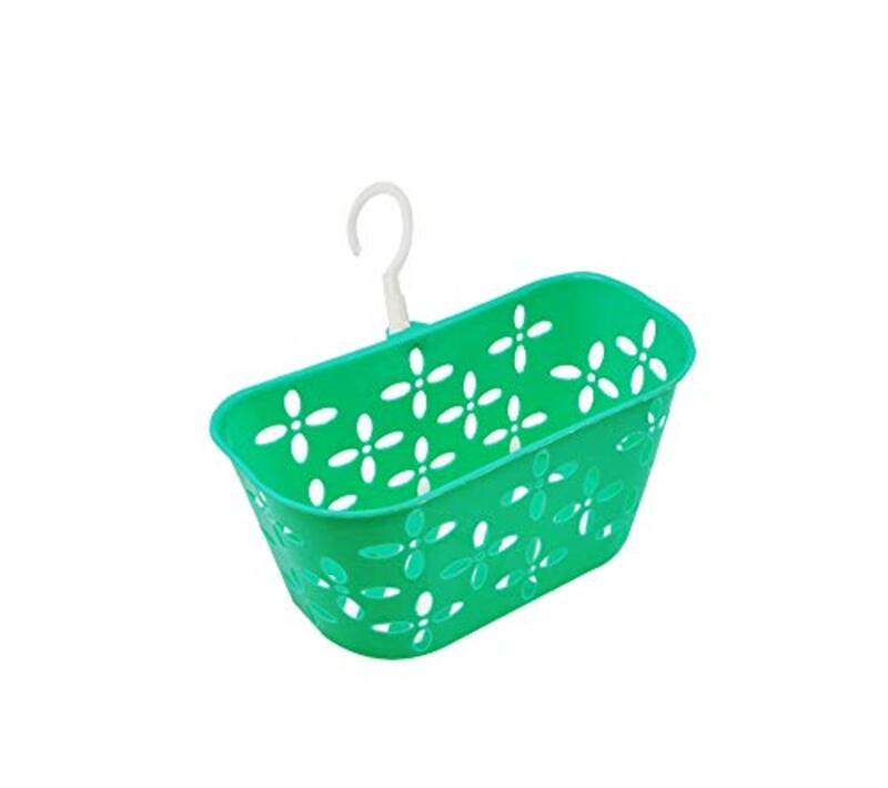 Bathroom Rack with Easy Hook Attached, Green