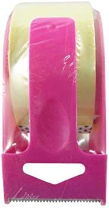 Multi-Purpose Plastic Tape Dispenser, 3 Inches, Assorted Colour