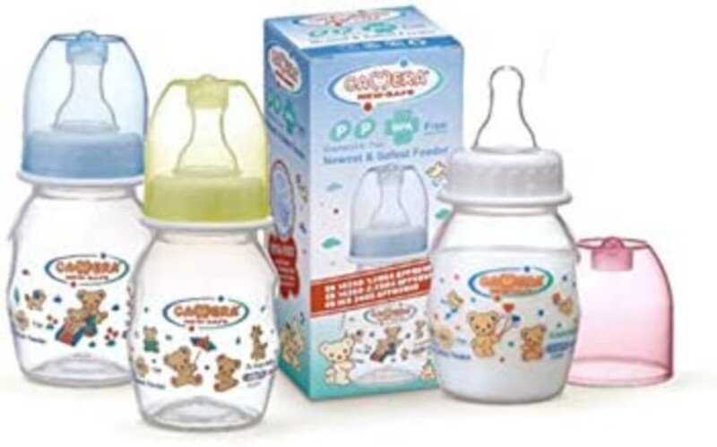 Camera Newest & Safest Baby Feeding Bottle, Newborn, 90ml, Multicolour