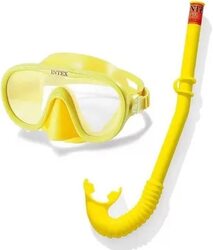 Intex Diving Mask with Snorkel Set, 2 Piece, Yellow